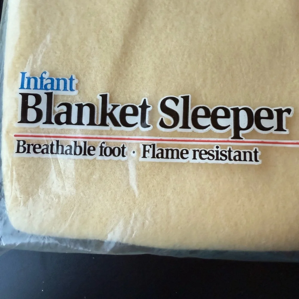 Vintage Gerber Sleepwear 6 Months up to 18 lbs Infant Blanket Sleeper Breathable